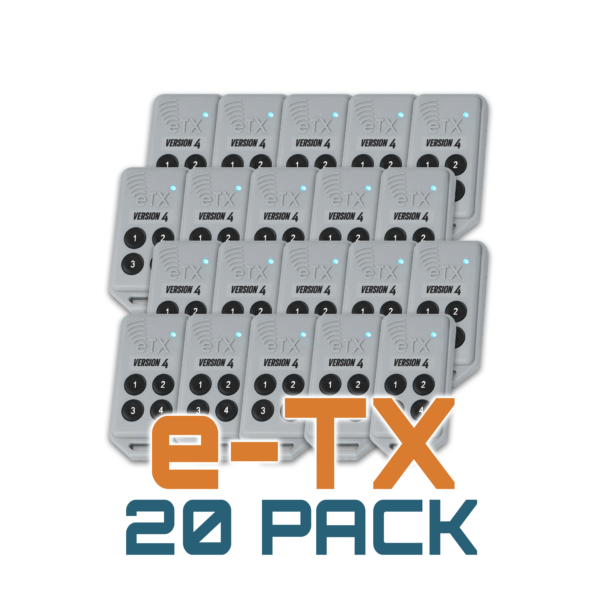 e-TX Remote 20 Pack