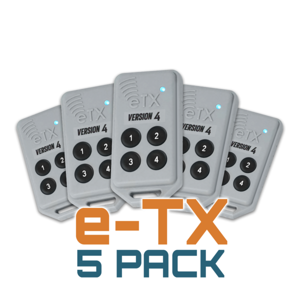 e-TX Remote 5 Pack