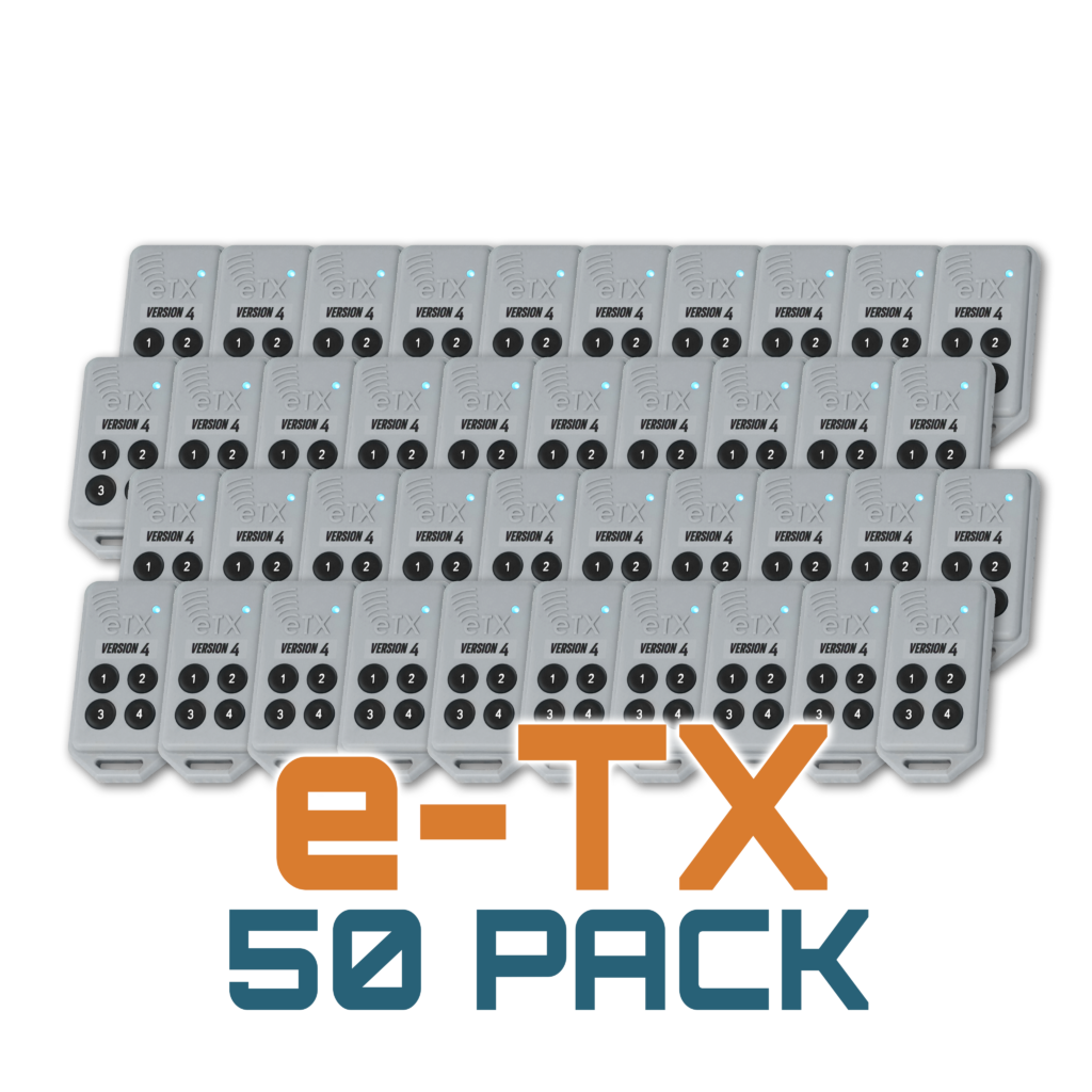 e-TX Remote 50 Pack